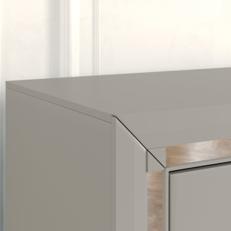 Commode d'extérieur à miroir vertical à 5 tiroirs l 33 po Kosta 