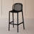 Modern And Simple Stackable Plastic High-Legged Backrest Bar Stools-84648896