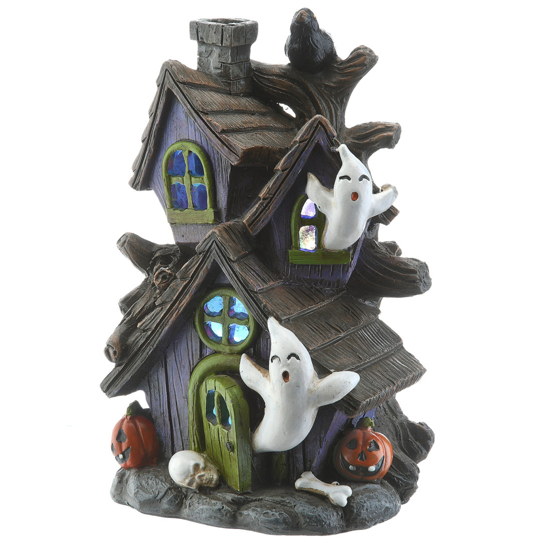 6" Halloween Haunted House with LED Light The Holiday Aisle®