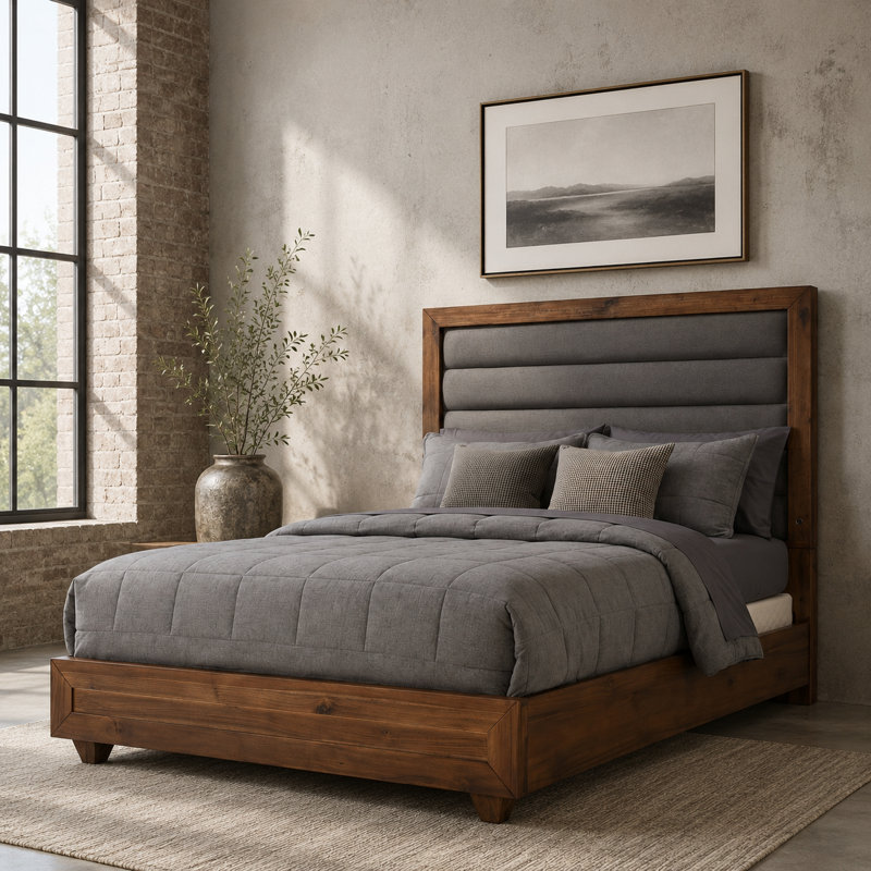 Brooklyn Walk Upholstered Bed, Queen