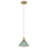 1-Blue round dimmable glass pendant light