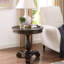 Table d'appoint ronde à piédestal en bois-1779527826