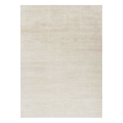 Rug & Kilim’S Modern Textural Rug In Solid Cream