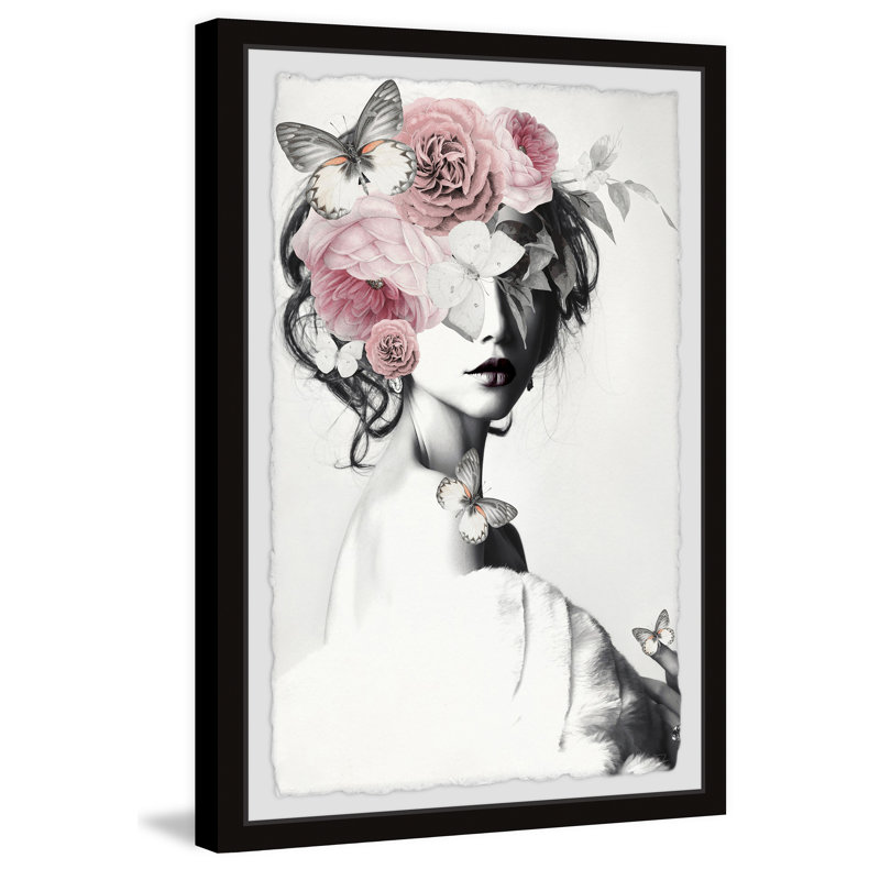 Pinky Floral Beauty by Parvez Taj - Single Picture Frame Print, 30cm H x 20cm W