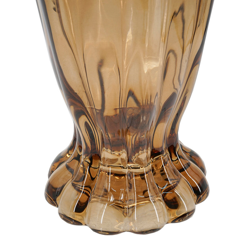 Ensemble de 2 vases en verre 6,1 x 9,1 po