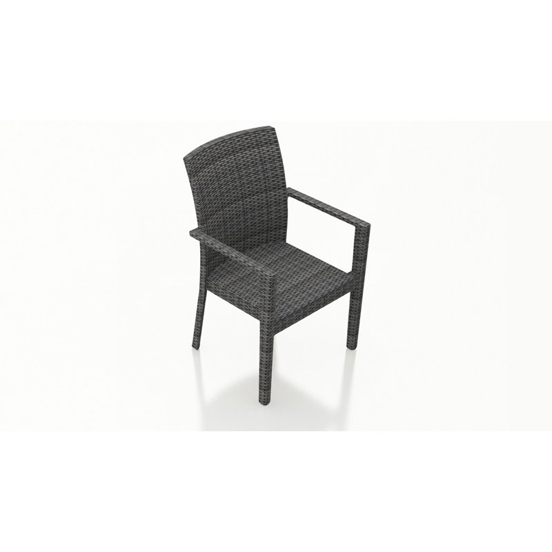 District Outdoor Dining Armchair, None