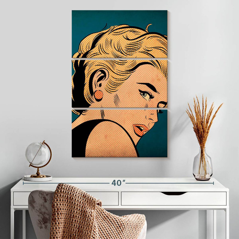 Leisha Girl With Red Earring, 32" H x 20" W