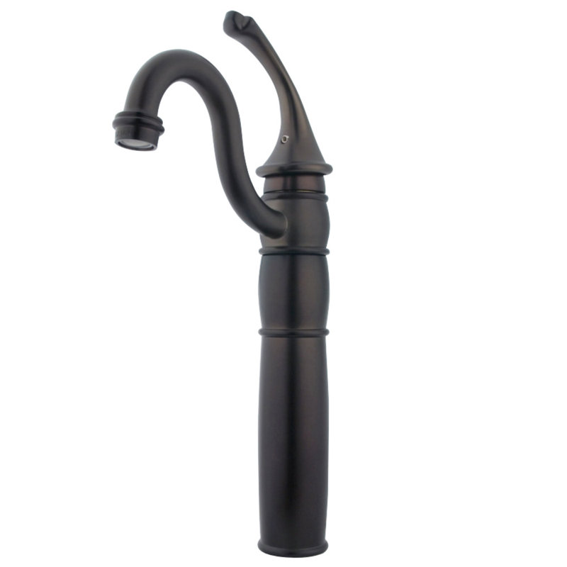 Kingston Brass Georgian Single-Handle 1-Hole Deck Mount Vessel Faucet, Oil Rubbed Bronze