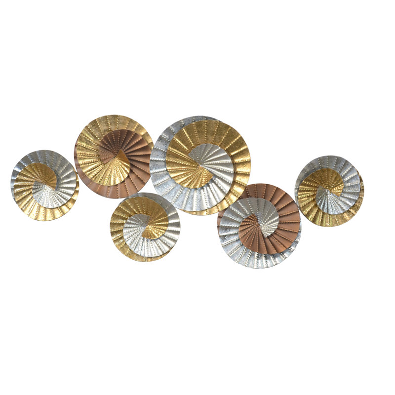 Glam Abstract Wall Decor on Metal