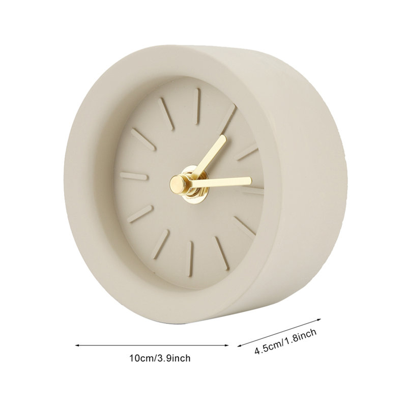 Home Decor, Ultra-silence Technology Concrete Clock  for Office Kitchen