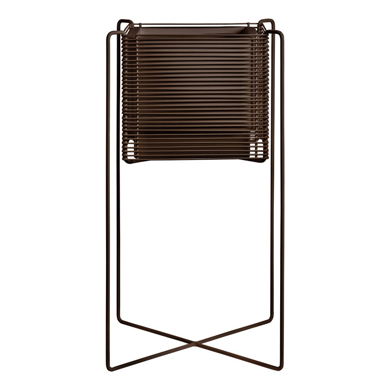 Metal Planter Box, 90cm H x 45cm W x 45cm D, Corten