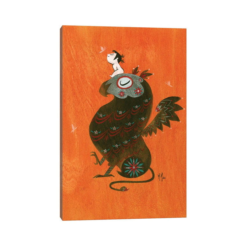 Griffin by Martin Hsu - Wrapped Canvas Gallery-Wrapped Canvas Giclée, 66.04 cm H x 45.72 cm W x 3.175 cm D