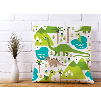 Pelley BABY DINOSAUR PRINT Square Throw Cushion