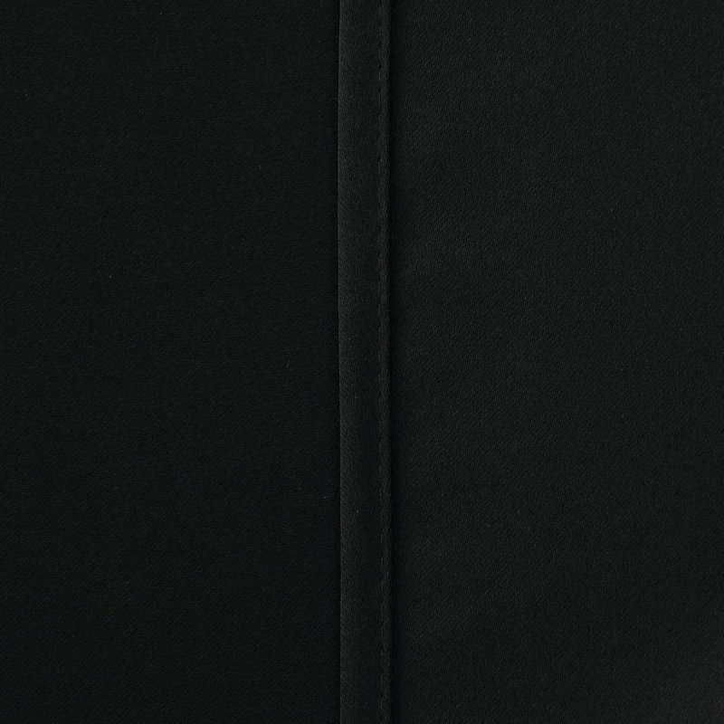 My Home Store Ultra-Soft Blackout Curtains Enguerran with Eyelets and Tie Backs, 228 W x 182cm D, Black