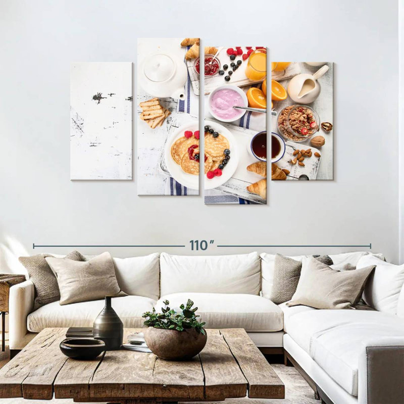 Yarlin Breakfast Selection, 54" H x 84" W