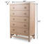 Commode 5 tiroirs Monterey - finition grès