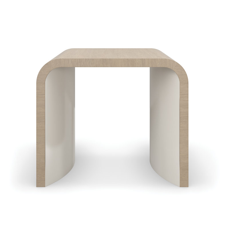 Movement Solid Wood Sled End Table