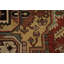 Grand tapis géométrique fait à la main 12 x 15
