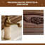Ensemble de meuble-lavabo sur pied 43,31 po en bois massif chêne naturel avec miroir-1822022984
