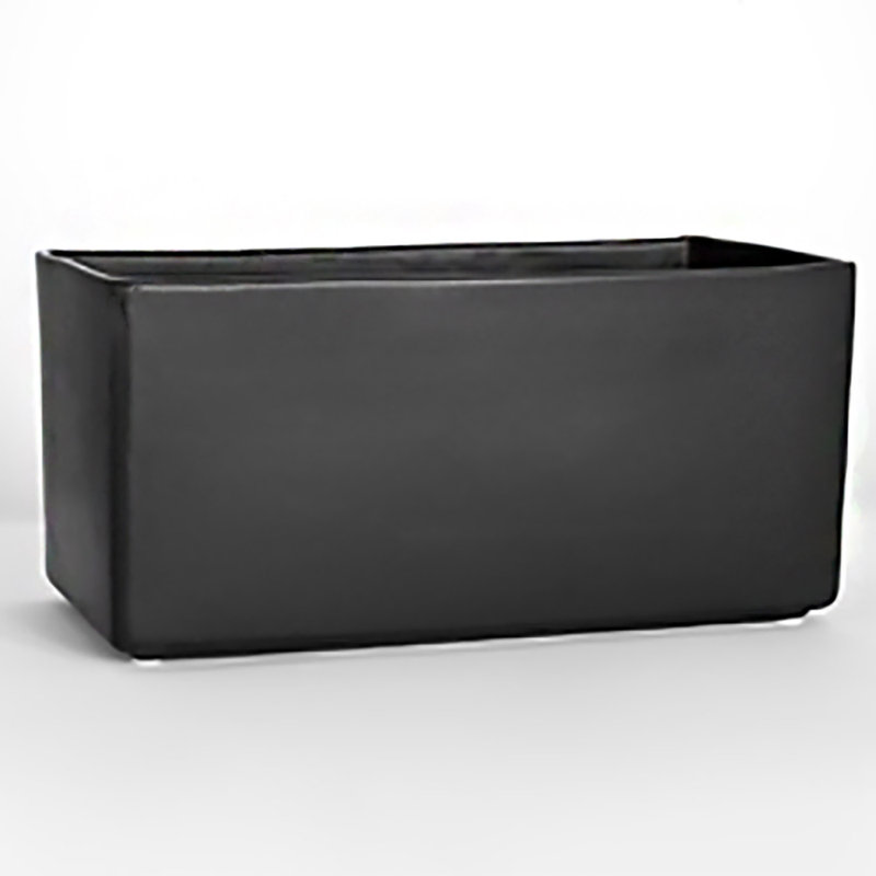 Camarena Handmade Ceramic Pot Planter, Black