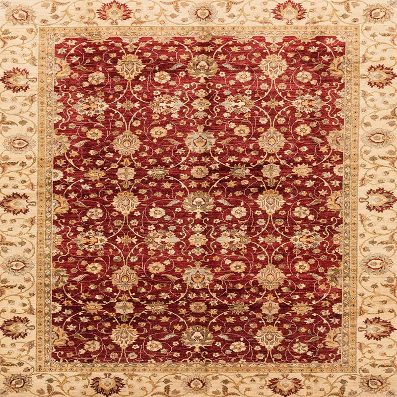 Tapis abstrait 4001, Carré 6 pi