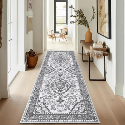 Floral Flatweave Area Rug