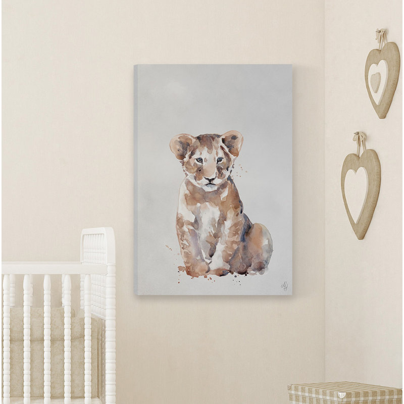 «Foulton Cuddly Baby Cub», reproduction sur toile tendue, H 24 po x l 16 po x P 1,5 po