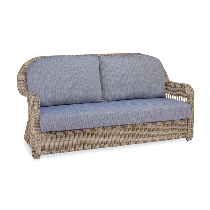 Julia Outdoor 3 - Seat Patio Sofa, Sky