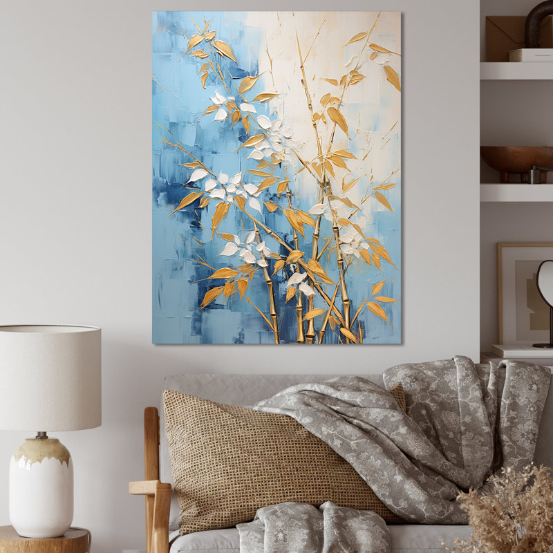 «Blue Mom», impression sur toile, H 32 po x l 16 po x P 1 po, Toile tendue