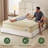  13"Medium Euro Top Memory Foam Hybrid Mattress，CertiPUR-US®，Bed-in-a-Box-2012299475