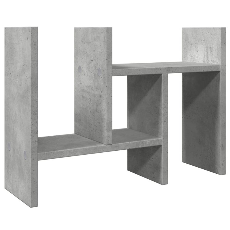 Desk Organiser 34.5X15.5X35.5 Cm Engineered Wood, Concrete Grey