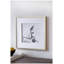 Set of 2 Horse Print Wall Art with Gold and White Accents, Framed Decor Panels