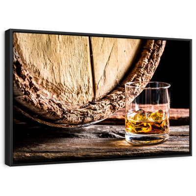 " Oldest Whiskey Barrel Canvas Print "