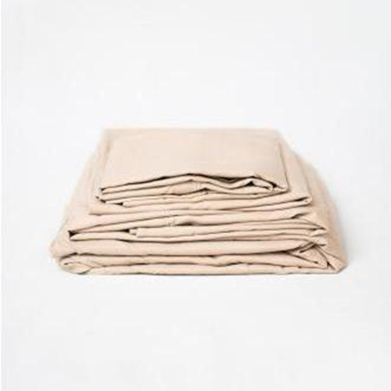 soft and skin-friendly 4-Piece Rayon From Bamboo Sheet Set, Queen Sheet Set, Khaki