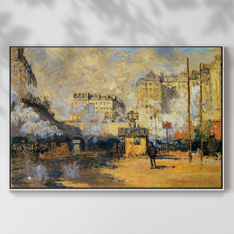 Saint encadré sur toile, Blanc, H 25 po x l 37 po x P 2 po