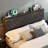 Headboard With Storage And Charging Station, Upholstered Storage Headboard Only With Bed Frame Brackets Adapter, Button Tufted Design, Easy Assembly-186466653-186466651