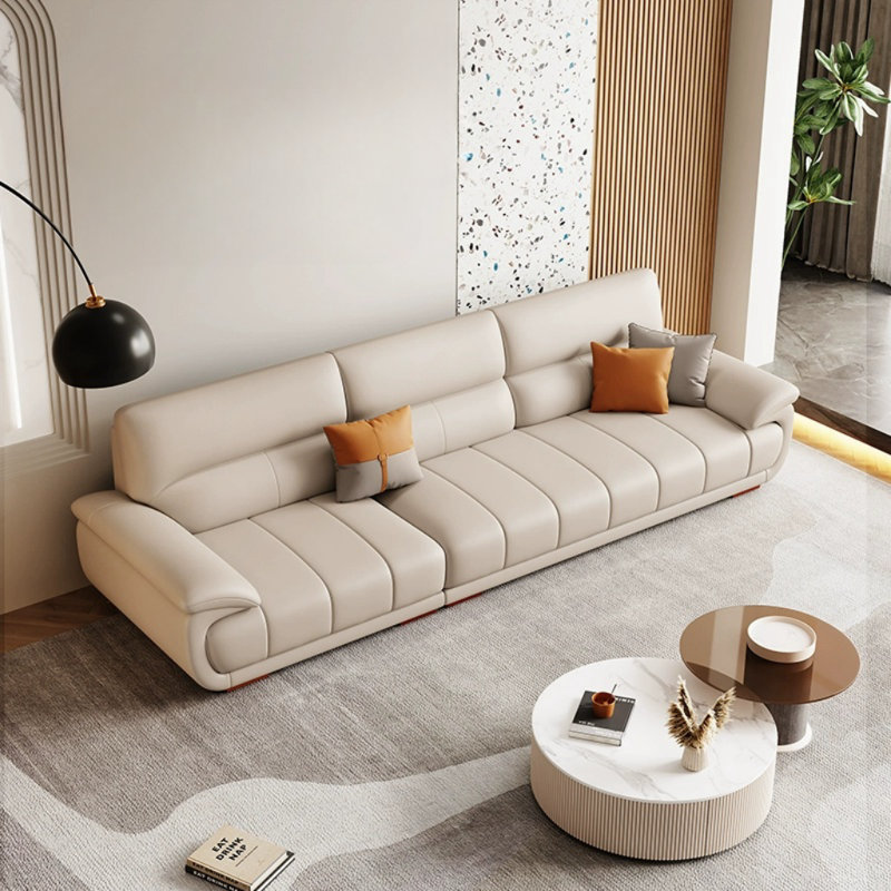 Italian Minimalist Three-seater Sofa