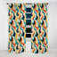 Retro Waves Lines - Rideau Mid-Century - Rideau occultant géométrique - 1 panneau-107538982