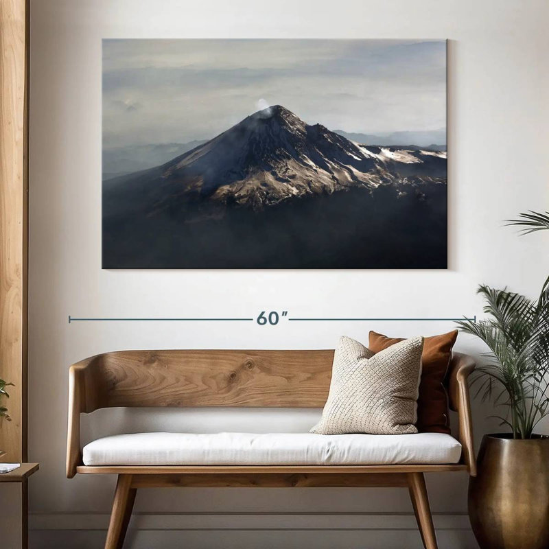 Volcan Alvord Popocatepetl, H 34 po x l 51 po