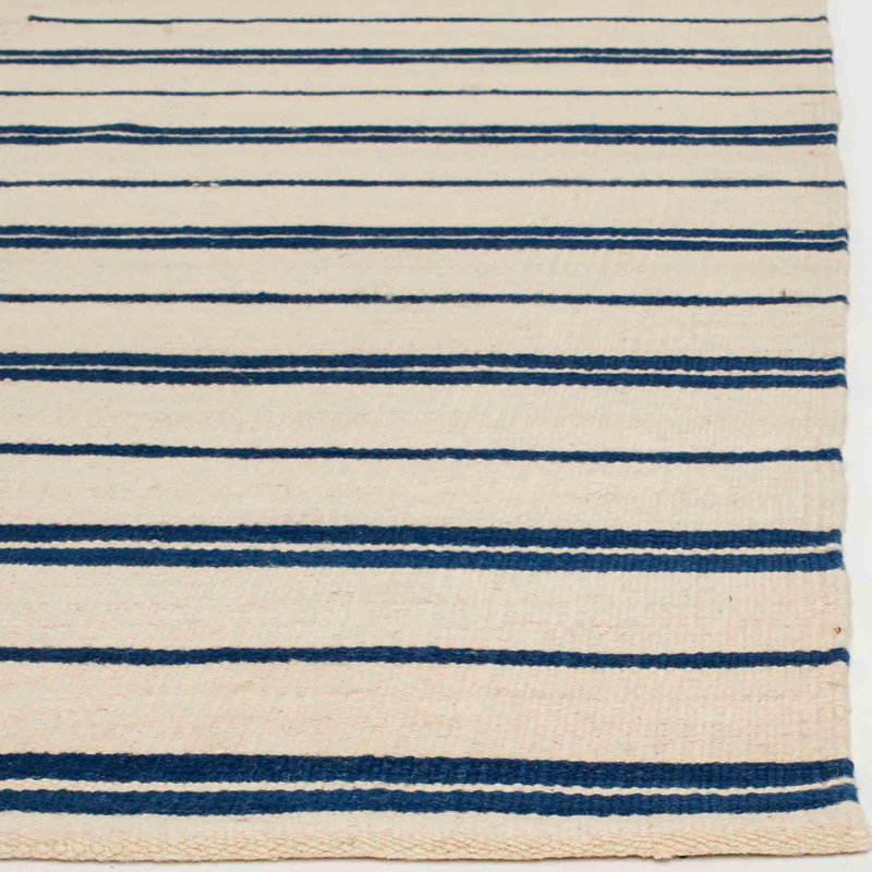 Ralph Lauren Sagaponeck Stripe Patch Wool Striped Rug, Rectangle 4' x 6'