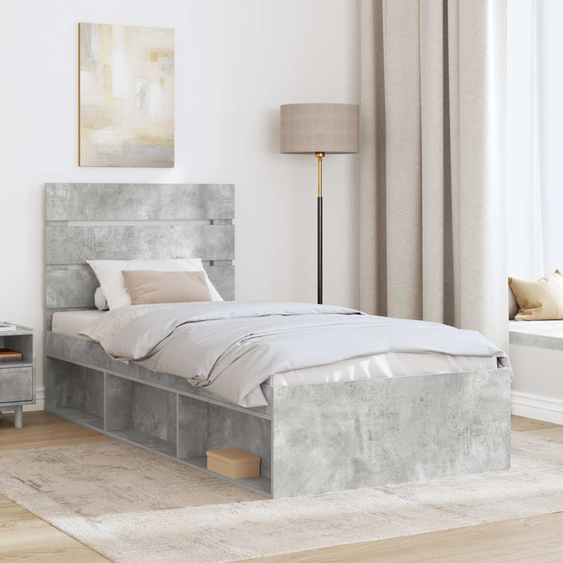 Solid Wood Bed, Concerte, European Single (90 x 200 cm)