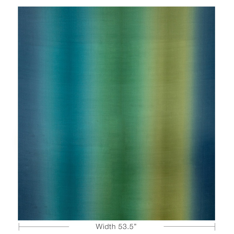 Majorelle Mirage 100% Silk Performance Fabric, Marine