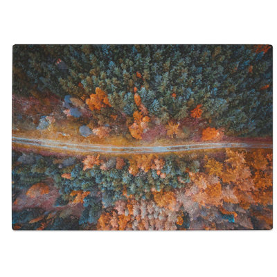 Glass Forest Road Chopping Board