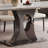 Rectangular microlite dining table and chair set-106900415