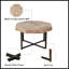 Table basse en bois octogonale rétro avec patchwork artisanal 30 pouces-157636691