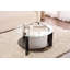 Table basse moderne avec plateau 100% verre trempé, 29,5 po x 15,7 po x 29,5 po | Structure durable en panneau de particules enduit 100% mélamine, épaisseur: 0,7 pouce | Conception élégante, parfaite pour le salon et les espaces contemporains, capaci-1319325161-1319325162
