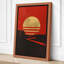 Industrial Sunset Geometric - Wrapped Canvas-1107407985-1107407989
