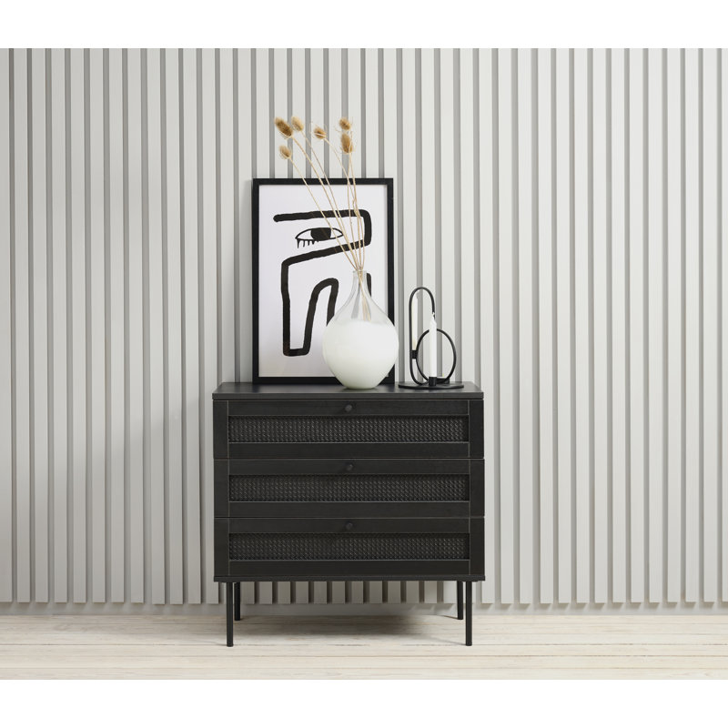 Dover 80cm W 3 - Drawer Chest of Drawers