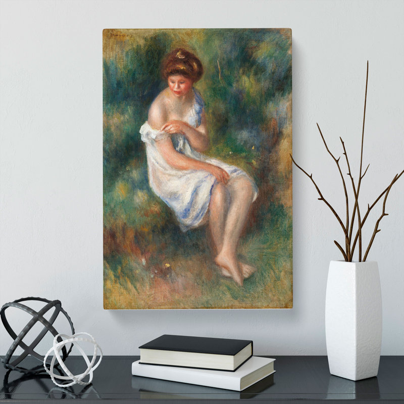 The Bather by Pierre-Auguste Renoir - Wrapped Canvas, 76cm H x 50cm W x 3cm D