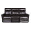 Canapé inclinable en cuir 79,5 po Aonghas